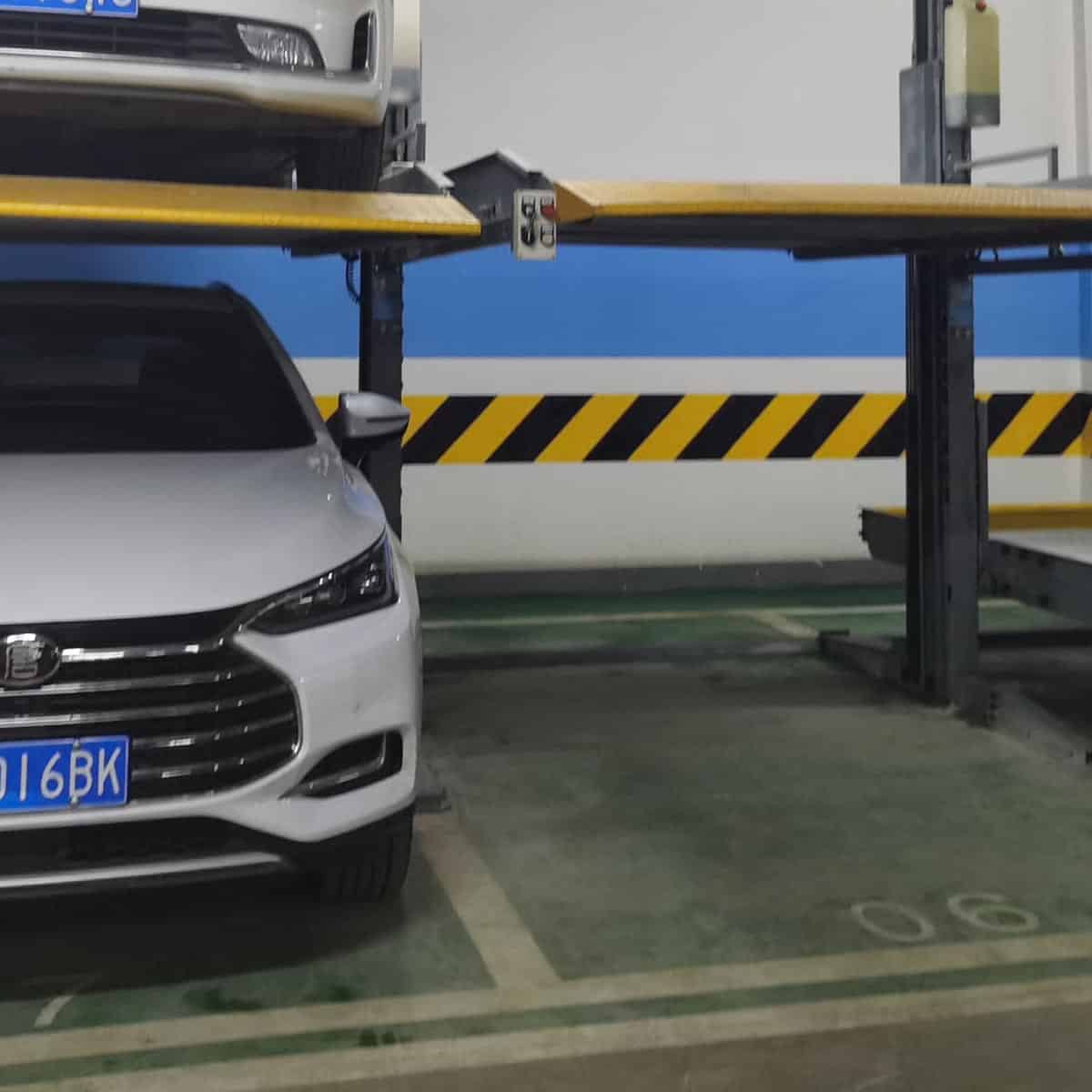 定西简易升降PJS两柱式机械立体车库