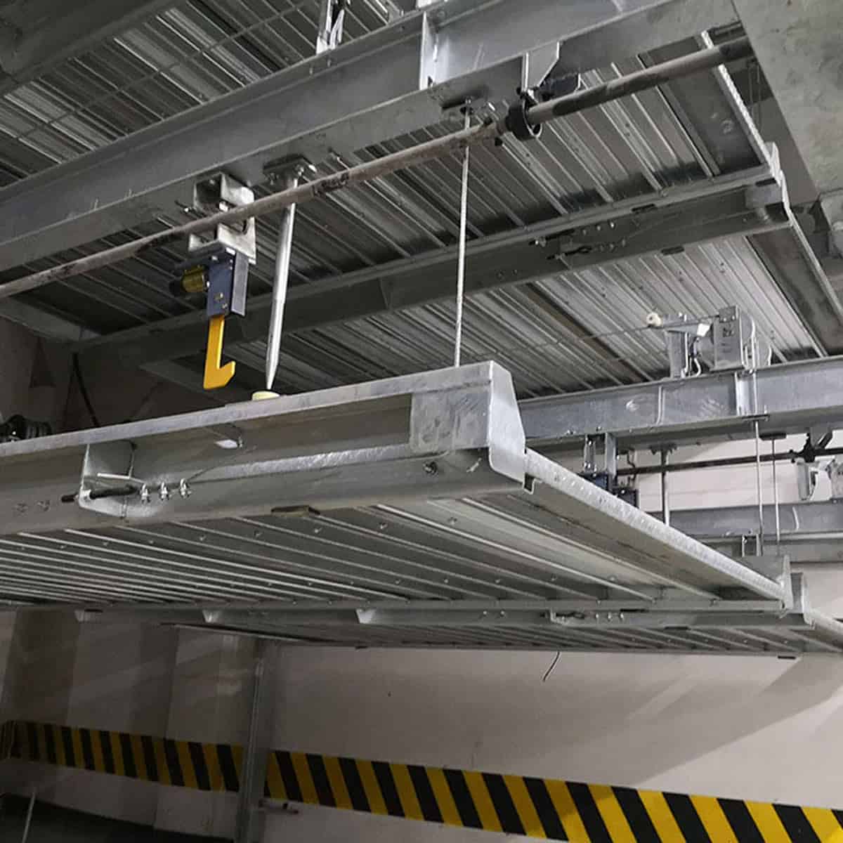 定西负一正三带地坑PSH4-D1四层升降横移机械式立体车库