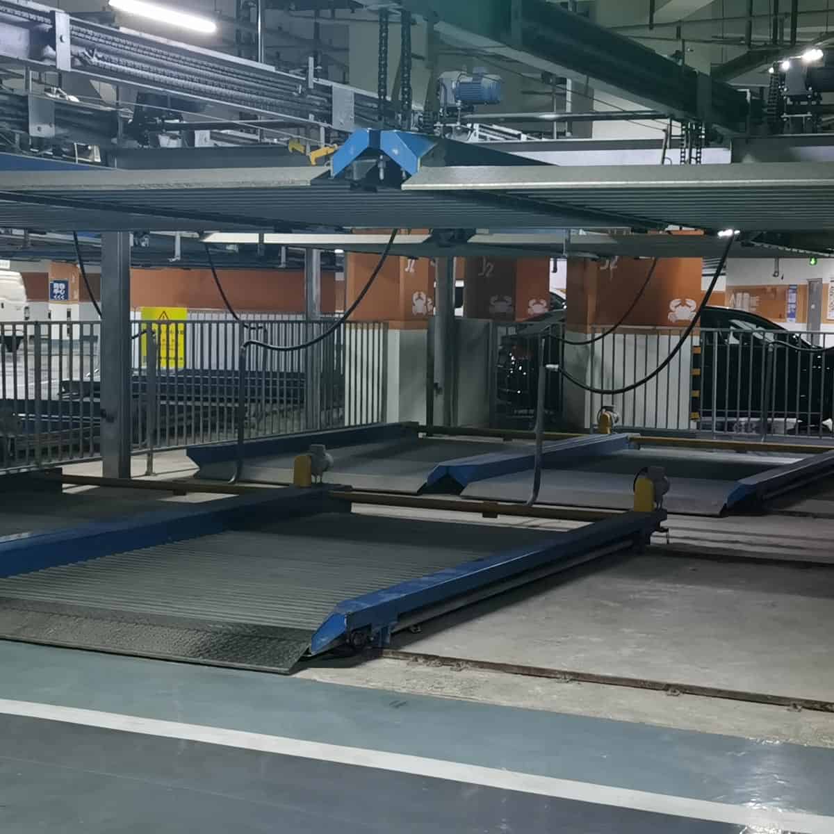 宕昌负一正二带地坑PSH3-D1三层升降横移机械式立体车库