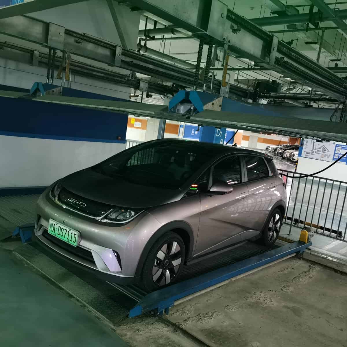 渭源单列PSH2二层升降横移机械式立体车库