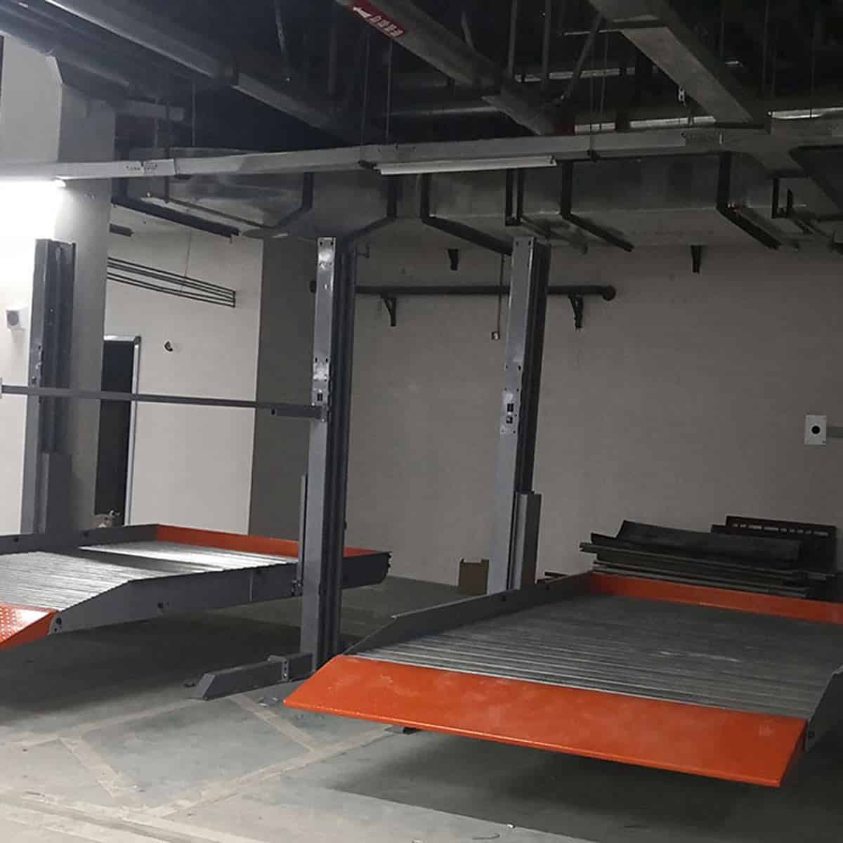 升降横移机械式立体车库安装