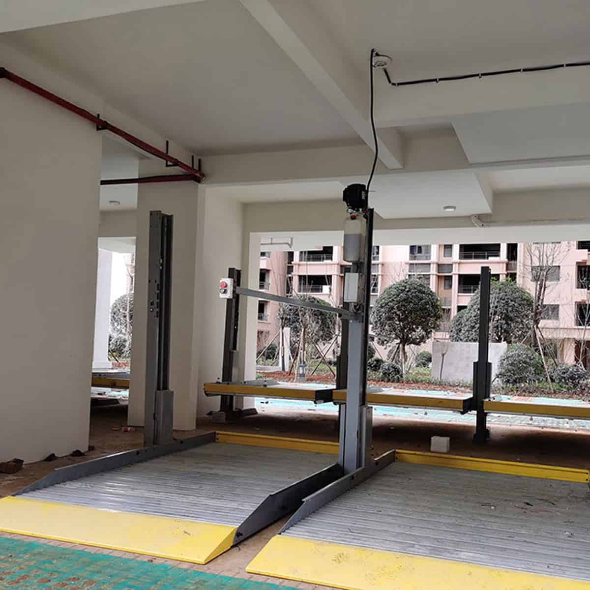 渭源俯仰式立体停车库改造